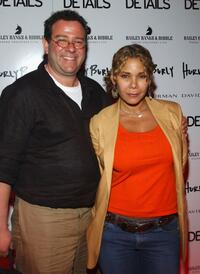 Daphne Rubin-Vega and guest at the after party of the opening night of "Hurlyburly."