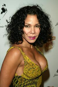 Daphne Rubin-Vega at the after party of the opening of "Anna in the Tropics."
