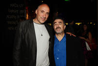 Art designer Neville Page and Saul Rubinek at the Entertainment Weekly's 5th Annual Comic-Con Celebration in California.
