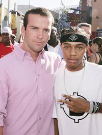Lucas Black and Bow Wow at the premiere of "The Fast and the Furious: Tokyo Drift."