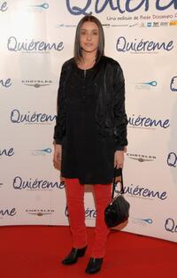Ingrid Rubio at the premiere of "Quiereme."