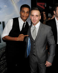 Cory Hardrict and Will Rothhaar at the California premiere of "Battle: Los Angeles."