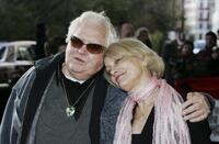 Ken Russell and guest at the South Bank Show Awards at the Savoy Hotel.