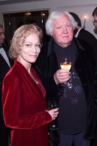 Ken Russell and his wife at the Evening Standard Film Awards in the Savoy Theatre, London.