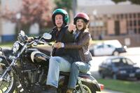 Adam Sandler and Keri Russell in "Bedtime Stories."