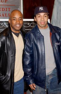 T.E. Russell and Allen Payne at the premiere of "30 Years To Life."