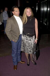 Theresa Russell and Ed Leos at the premiere of "The Believer".
