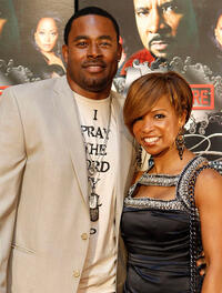 Lamman Rucker and Elise Neal at the premiere of "N-Secure."