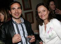Patrice Courtaban and Brigitte Rouan at the City Of Lights, City Of Angels French Film Festival Cocktail Party.