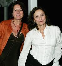 Diane Bertrand and Brigitte Rouan at the cocktail party during the Bangkok International Film Festival.