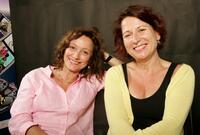 Brigitte Rouan and Diane Bertrand at the photo shoot during the Bangkok International Film Festival.