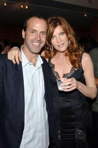 Rene Russo and DJ Caruso at the after party of "Two For The Money".