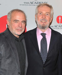 Richard Russo and writer/director Robert Benton at the Academy of Motion Pictures and Arts tribute to director and writer Robert Benton in New York.