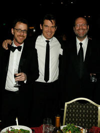 Director Ethan Cohen, Josh Brolin and Scott Rudin at the 60th Annual DGA Awards.
