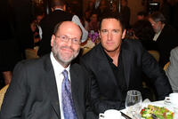 Scott Rudin and composer Trent Reznor at the 36th Annual Los Angeles Film Critics Association Awards.