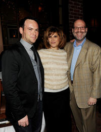 Producer Dana Brunetti, Amy Pascal and Scott Rudin at the Blu-ray & DVD launch party of "The Social Network."