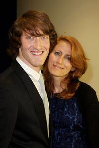 Samuel Roukin and Guest at the UK premiere of "Happy-Go-Lucky."