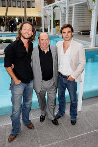 Martin Dingle-Wall, Roy Billing and Dustin Clare at the 52nd TV Week Logie Awards in Australia.