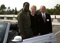 Richard Roundtree, Linda Kay Peterson and Jim Mc Dowell at the BMW Ultimate Drive for the Susan G. Komen Breast Cancer Foundation.