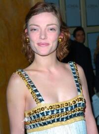 Camilla Rutherford at the Julien Macdonald LFW Autumn/Winter 2008 show.