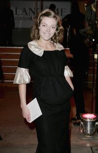 Camilla Rutherford at the Lancome Color Design Awards.