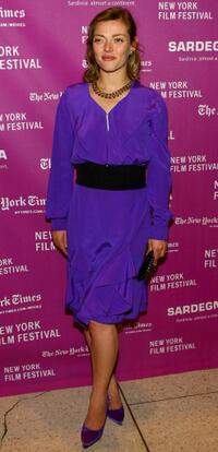 Camilla Rutherford at the premiere of "The Darjeeling Limited" during the New York Film Festival.