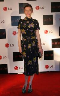 Camilla Rutherford at the launch party for Scarlet TV.