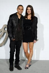 Evan Ross and Guest at the Chloe Los Angeles LA Boutique Opening Party.