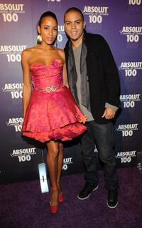 Dania Ramirez and Evan Ross at the Kanye West and ABSOLUT After Party.