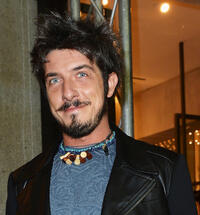 Paolo Ruffini at the opening party of the new Just Cavalli boutique in Italy.
