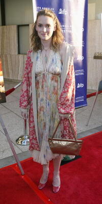 Winona Ryder at the Los Angeles Film Festival Premiere of "Before Sunset." 