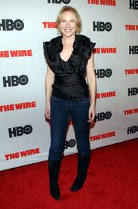 Amy Ryan at the premiere of "The Wire."