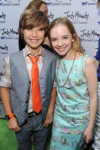 Garrett Ryan and Darcy Rose at the California premiere of "Judy Moody and the NOT Bummer Summer."