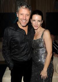 Max Ryan and Kristin Davis at the after party of the premiere of "Sex And The City 2."