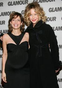 Meg Ryan and Cindi Leive at the Glamour Magazine first-ever Hero Issue launch party.