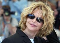 Meg Ryan at photocall on a terrace of the Palais des festivals.