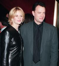 Meg Ryan and Tom Hanks at the premiere of "You've Got Mail".