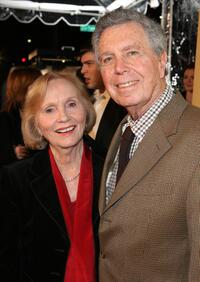 Eva Marie Saint with husband Jeffrey Hayden at the premiere of Focus Features' "Atonement".