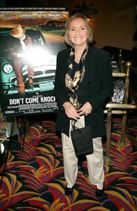 Eva Marie Saint at the premiere of "Don't Come Knocking".