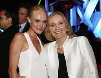 Eva Marie Saint and Kate Bosworth at the after party for the premiere of Warner Bros. "Superman Returns".