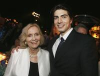Eva Marie Saint and Brandon Routh at the after party for the premiere of Warner Bros. "Superman Returns".