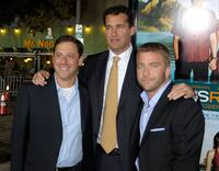 Adam Fogelson, Producer Scott Stuber and Peter Billingsley at the premiere of "Couples Retreat."