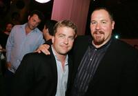Peter Billingsley and Jon Favreau at the afterparty for the premiere of "Zathura: A Space Adventure."