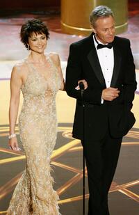 Emma Samms and Tristan Rogers at the 33rd Annual Daytime Emmy Awards.