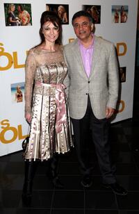 Emma Samms and Guest at the UK premiere of "Fools Gold."