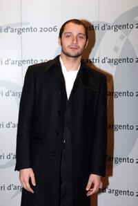 Claudio Santamaria at the Nastri D'Argento Ceremony.