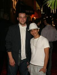 Danny Franzese and Ray Santiago at the Conde Nast Grey Goose Gala.