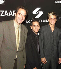 CEO Of Rainbow Programming Josh Sapan, Ray Santiago and Santiago Douglas at the premiere of "Girlfight."