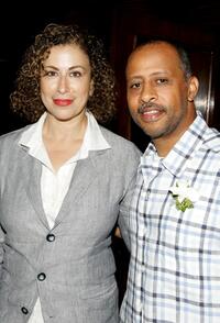 Ruben Santiago-Hudson and Roma Maffia at the 31st Humanitas Prize ceremony.