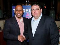 Ruben Santiago-Hudson and Brian Newman at the 2009 Tribeca Film Festival.